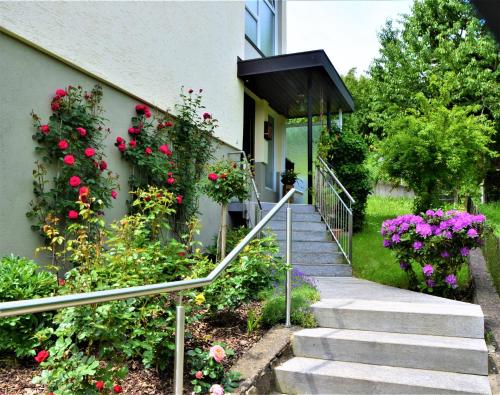 Viesnīcas āriene, Ferienwohnung Walgaublick in Frastanz