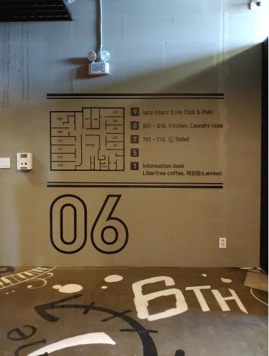 樓層配置, Wegoinn Hostel in 首爾