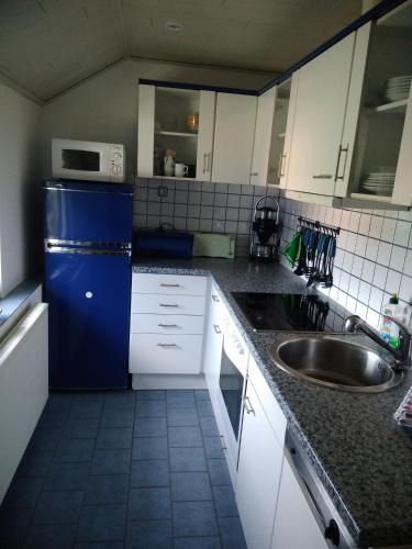 廚房, Ferienhaus Rennsteig Müller (Ferienhaus Rennsteig Muller) in 勞莎