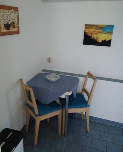 廚房, Ferienhaus Rennsteig Müller (Ferienhaus Rennsteig Muller) in 勞莎