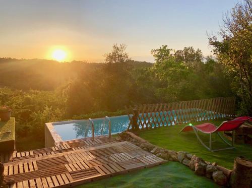 Maison de campagne piscine et parc privés gîte à louer Bras