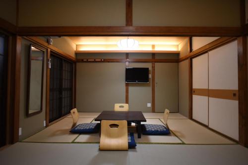 Japanese-Style Family Room with Shared Bathroom