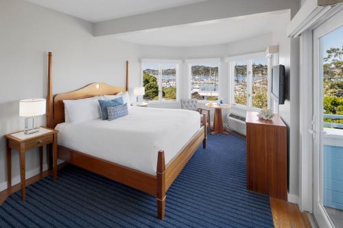 Guestroom, Casa Madrona Hotel and Spa near Sausalito Boardwalk