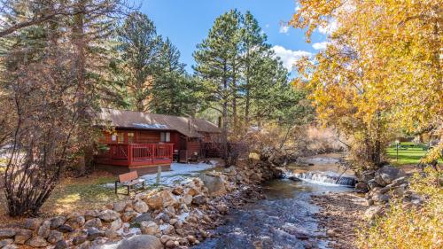 Streamside on Fall River in Estes Park, USA