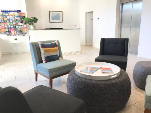 Inngang, The Palms Apartments near Adelaide botaniske hage