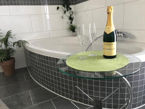 Létesítmények, Ferienwohnung „Anhaide“ in Lampertheim
