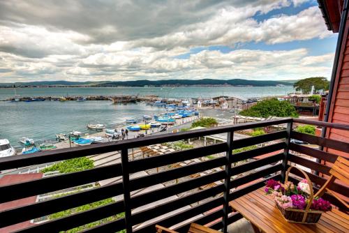 Balcony/terrace, Panorama Blue Family Hotel and Free parking in Nessebar