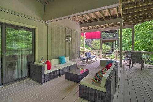 Gated Resort Home Norris Lake Access, Shared Dock in La Follette