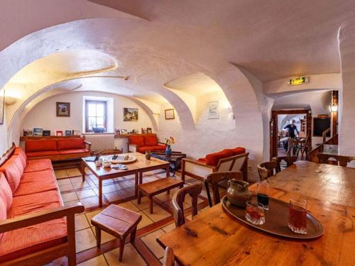 Krogs/atpūtas telpa, Auberge l'Estoilies in Aiguilles