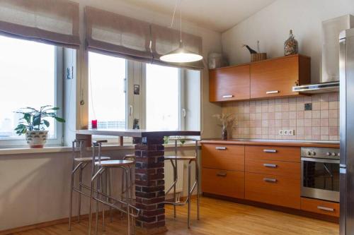 Penthouse Apartment with Great Panoramic City View in 澤姆納爾長者