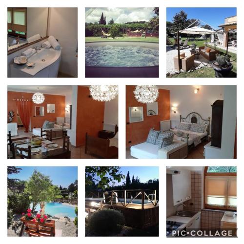 villa gusto e benessere garden e pool e Ristorante
