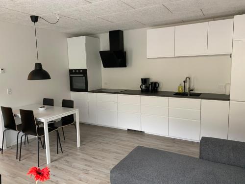 kuchnia, Lokk-Inn Apartments in Torshavn