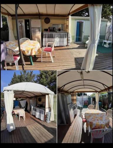 Mobile home avec terrasse privee