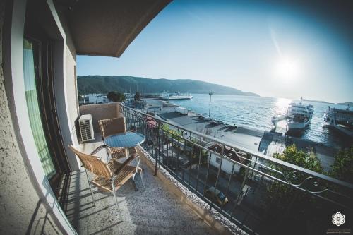 Balcony/terrace, Aktaion Hotel in Igoumenitsa