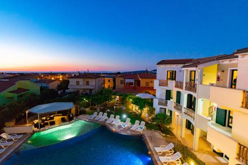 Suite, vista sulla piscina