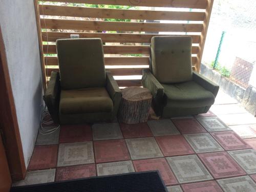 eco house summer garden in Kaji-Say