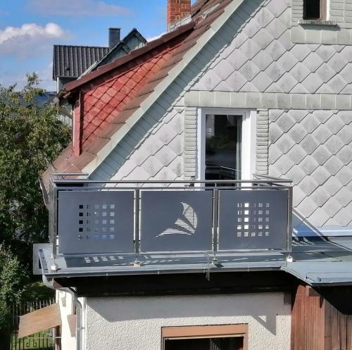 Balcony/terrace, FeWo Haus Emma OG in Lohnberg
