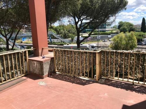Balcony/terrace, Aquarius Rome Apartments in Valleranello