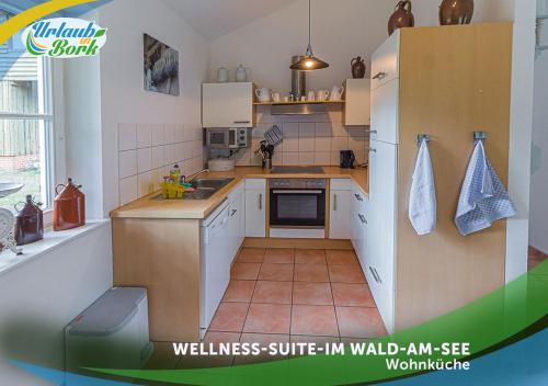 ห้องครัว, Wellness-Suite-im-Wald-am-See in คีริทซ์