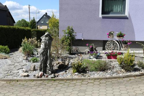 A szálláshely kívülről, Haus Lila Welle in Nordhalben