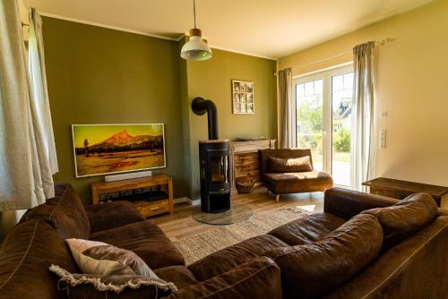 บริการและสิ่งอำนวยความสะดวก, Luxusferienhaus Fuchsbau - mit Netflix, PlayStation, Sauna, Sportraum und Kamin near สนามบินเฮริงสดอร์ฟ