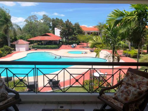balcon/terrasse, Los Corozos Apartment A2 Guavaberry Golf and Country Club in Guavaberry
