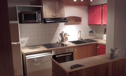 keuken, Gîtes Vallouise Ecrins (Gites Vallouise Ecrins) in Vallouise