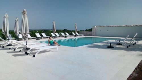 Swimming pool, Lavanda Apartment - Villaggio di Mary in Lamie di Olimpia