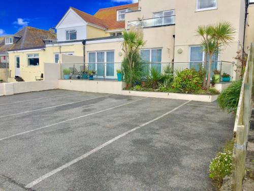 SEA & BEACH & COASTAL VIEWS from V LRG Terrace G Bay Apartments OVERLOOKS FISTRAL BEACH PENTIRE NQY 
