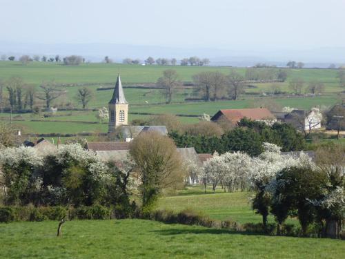 Burgundian Farmhouse in Talon with Fireplace