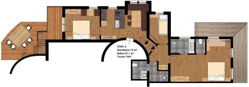 Three-Bedroom Apartment