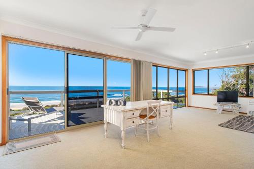 Erkély/terasz, Seascape @ 19 Pindari - privacy, space, views in Dunbogan