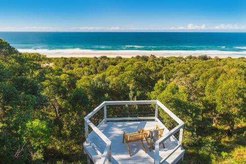 Erkély/terasz, Seascape @ 19 Pindari - privacy, space, views in Dunbogan