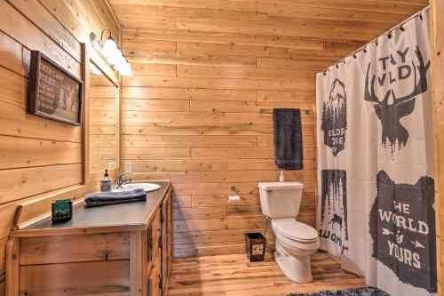 Cabin on Lake with 63 Acres and Trails and Guest House!