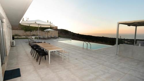 Eva Villas East, with infinity pool & and panoramic sea view