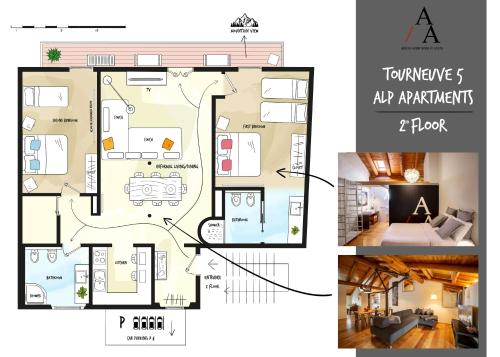  Alp Apartments - Tourneuve5 in Aosta