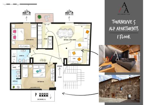  Alp Apartments - Tourneuve5 in Aosta