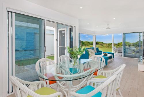 Kilátás, Middle Rock Beach House - Beach Front, Lake Cathie in Lake Cathie
