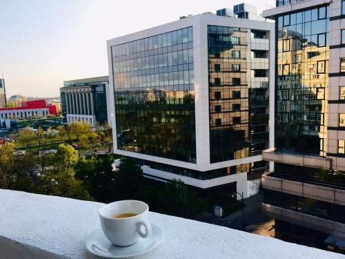 City Center Unirii Square Private rooms with City View - Shared Amenities 1