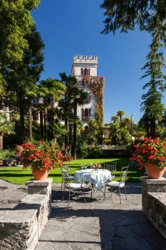 Hotel Castello Seeschloss, lake & pool castle in Ascona, Schweiz