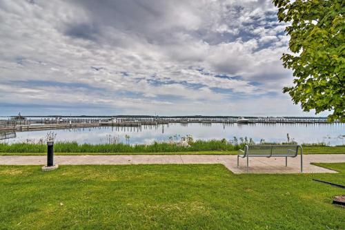 Lakefront De Tour Village Home with Deck and Fire Pit!