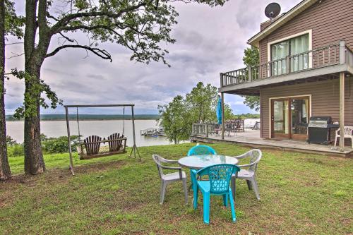 Lakefront Home with Private Beach Access! in Eufaula, USA