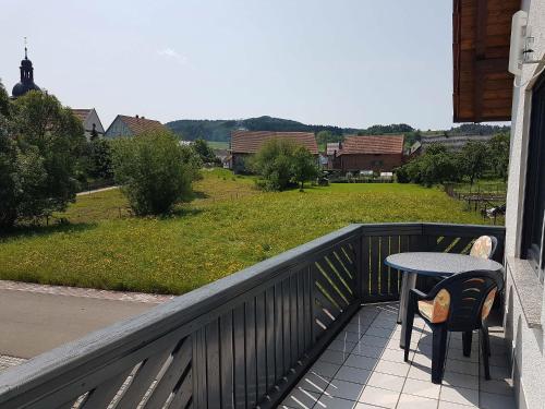 Rõdu/terrass, Monteurwohnungen Göb - nicht für Urlaubsgäste (Monteurwohnungen Gob - nicht fur Urlaubsgaste) in Geisa