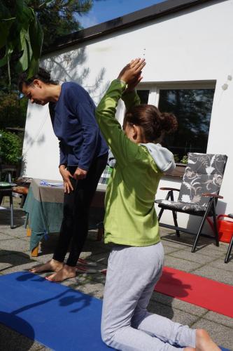 Birkenhof Ashram Familien Blockhütten