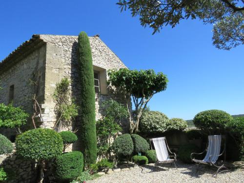 Garden, Les Buis de Lussan in Lussan