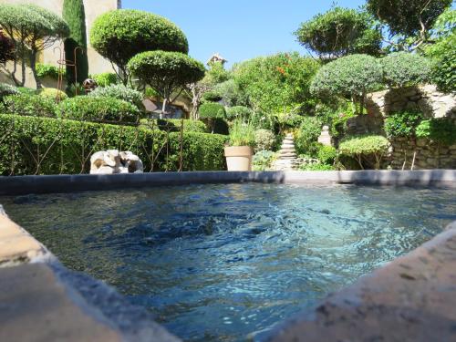 Garden, Les Buis de Lussan in Lussan