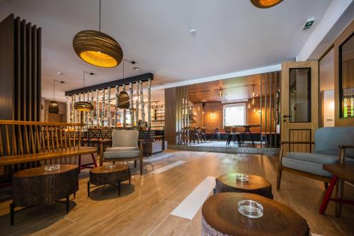 餐厅, Hotel Plivsko jezero in 亚伊采