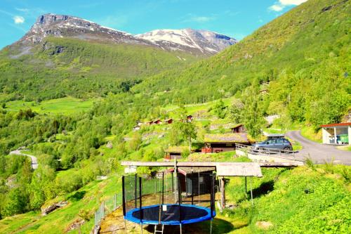 Aussicht, Hole Hytter in Geiranger