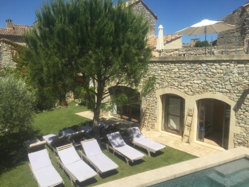 Dārzs, Les Terrasses de Vallérargues (Les Terrasses de Vallerargues) in Vallerargues