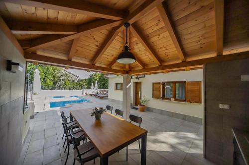 Balkons/terase, Casa Tilia in Šapjane